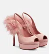 Christian Louboutin Marianne 160 Crêpe Satin Peep-toe Pumps In Pink
