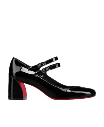 CHRISTIAN LOUBOUTIN CHRISTIAN LOUBOUTIN MISS JANE DOUBLE-STRAPPED PUMPS