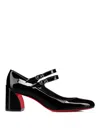 Christian Louboutin 55mm Miss Jane Patent Leather Pumps In Black