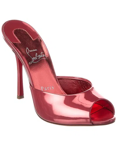 Christian Louboutin Me Dolly 100 Leather Sandal In Animal Print