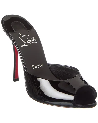 Christian Louboutin Me Dolly 100 Patent Sandal In Black