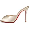 Christian Louboutin Me Dolly Peep Toe Slide Sandal