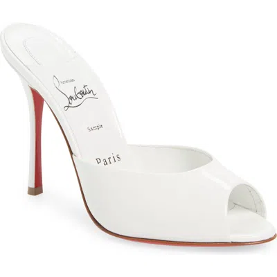 CHRISTIAN LOUBOUTIN CHRISTIAN LOUBOUTIN ME DOLLY PEEP TOE SLIDE SANDAL