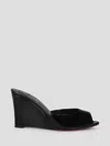 Christian Louboutin Me Dolly 85mm Patent Leather Wedge Pumps In Black