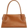 Christian Louboutin Medium Baguette Leather Shoulder Bag In Brown