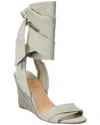 Christian Louboutin Melides Du Desert Ankle-tie Red Sole Sandals In Grey