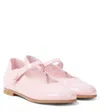 Christian Louboutin Melodie Leather Mary Jane Flats In Pink