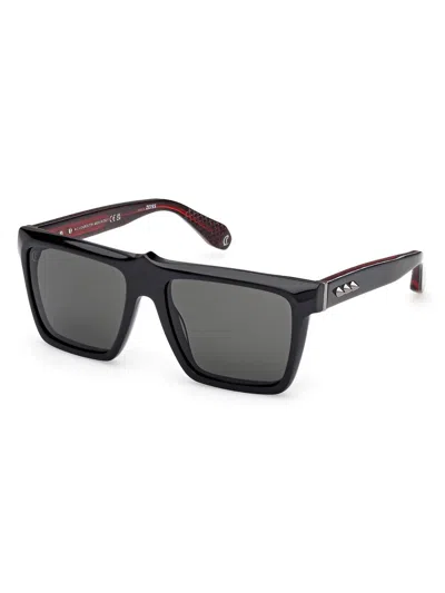 Christian Louboutin 56mm Square Sunglasses In Black