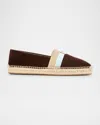 Christian Louboutin Men's Alfarica Reversed Nubuck Leather Red-sole Espadrilles