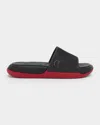 Christian Louboutin Louboutin Slides And Clogs Easy Breezy Men Rubber Black In Black
