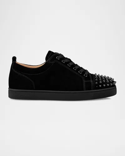 CHRISTIAN LOUBOUTIN MEN & APOS;S LOUIS JUNIOR SPIKES LEATHER LOW-TOP SNEAKERS