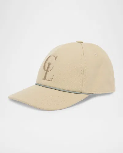 Christian Louboutin Men & Apos;s Neo Cl Canvas Baseball Cap In Saharienne