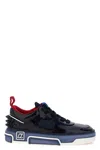 Christian Louboutin Men Astrocool Borchie Dietro Sneaker In Blue