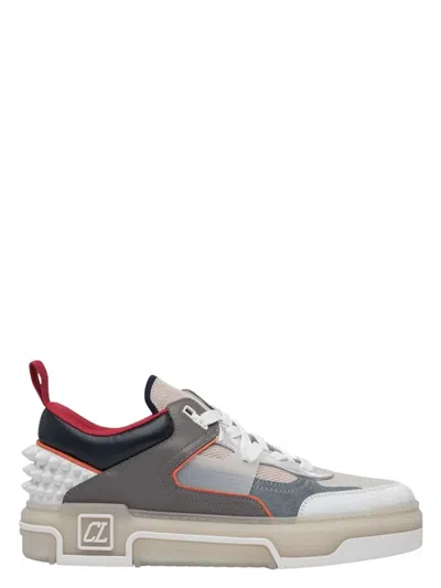 CHRISTIAN LOUBOUTIN MEN'S ASTROLOUBI LEATHER SNEAKERS