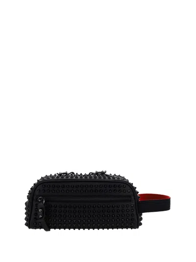 Christian Louboutin Men Beauty Case In Black