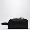 Christian Louboutin Men's Blaster Calf Leather Pouch In Black