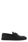 Christian Louboutin Chambeliboat Leather Slip-on Shoes In Black