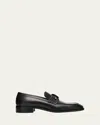 Christian Louboutin Round Toe Loafers Featuring Buckle Detail In Black
