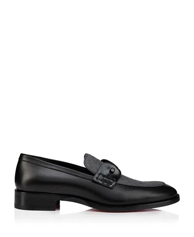 Christian Louboutin Men's Chambelimoc Penny Loafer In Black