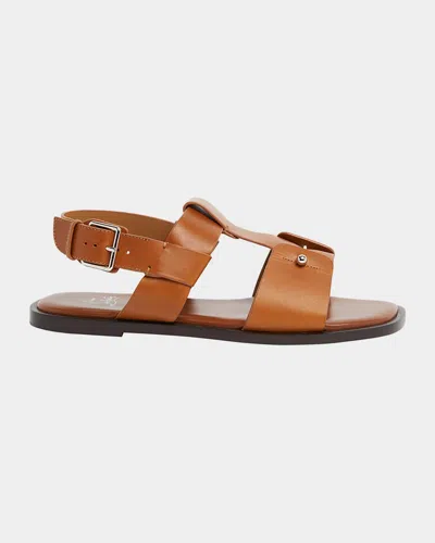 CHRISTIAN LOUBOUTIN MEN'S CHAMBELISS LEATHER SANDALS