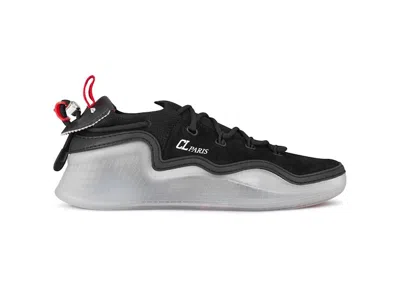 Pre-owned Christian Louboutin Men's  Arpoador Flat Sneakers In Black