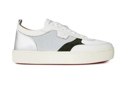 Pre-owned Christian Louboutin Men's  Happyrui Flat Sneakers In Version