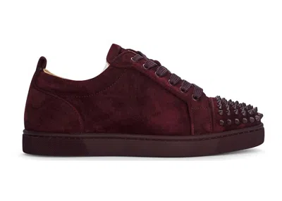 Pre-owned Christian Louboutin Men's  Louis Junior Spikes Orlato Sneakers In Majestueux