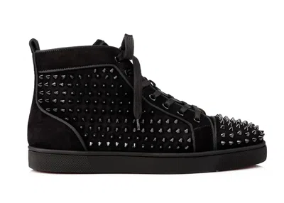 Pre-owned Christian Louboutin Men's  Louis Orlato Sneakers In Black