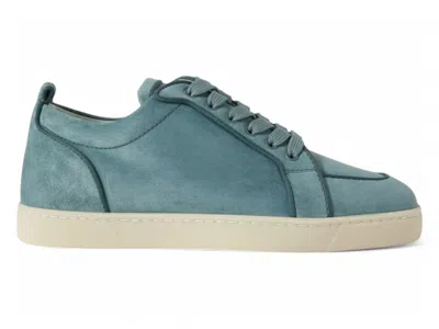 Pre-owned Christian Louboutin Men's  Rantulow Orlato Flat Sneakers In Titan