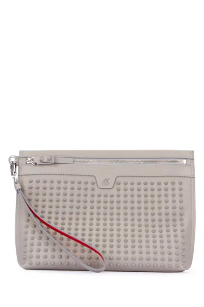 Christian Louboutin Men Clutch In Multicolor