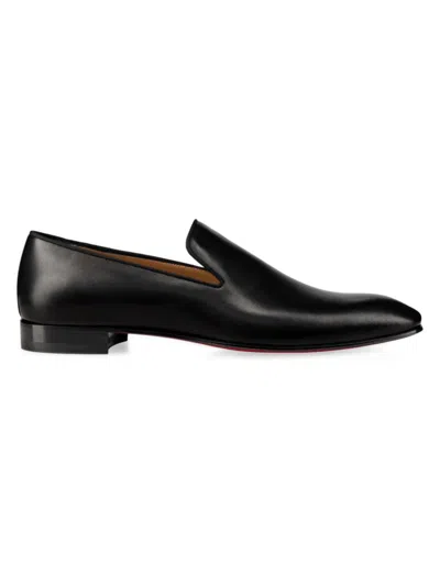 Christian Louboutin Dandelion Patent-leather Loafers In Black