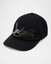Christian Louboutin Men's Enky Loubishow Canvas Baseball Cap