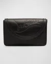 Christian Louboutin Men's Explorafunk Leather Wallet On Strap In Black