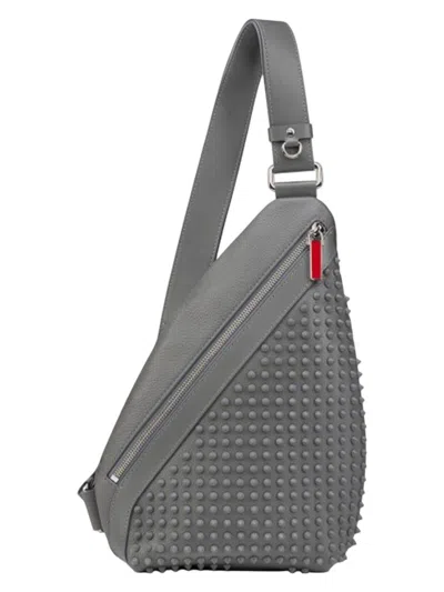 Christian Louboutin Men's Funky Leather Crossbody Pack