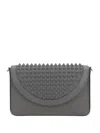 Christian Louboutin Men Funky Wallet On Chain Mini Borsa In Gray