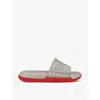 CHRISTIAN LOUBOUTIN CHRISTIAN LOUBOUTIN MEN'S GOOSE TAKE IT EASY STUD-EMBELLISHED PVC SLIDES