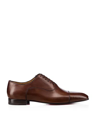 Christian Louboutin Men's Greggo Oxford In Brown