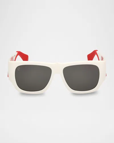 Christian Louboutin Men's Lb0016m Acetate Square Sunglasses