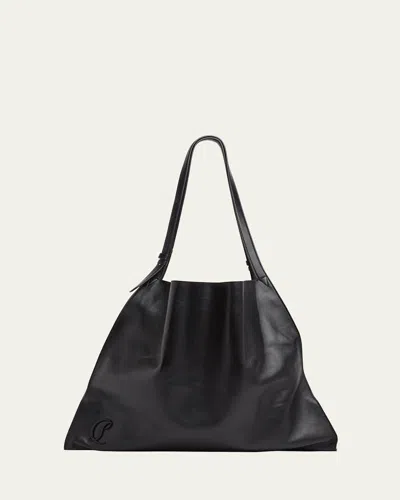Christian Louboutin Men's Baggy Tote Boyfriend Bag In Black