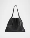 Christian Louboutin Men's Baggy Tote Boyfriend Bag In Black