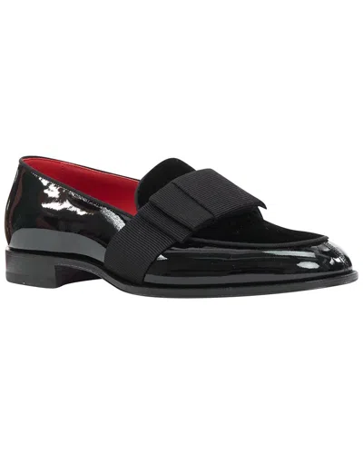 Christian Louboutin Men's Leather Patent Bow Tie Dress Loafer Shoe (authentic  Pre-loved) In Black