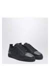 Christian Louboutin Louis Junior Suede And Leather-trimmed Ripstop Sneakers