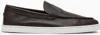 Christian Louboutin Men's Varsiboat Leather Boat Shoes In Brown