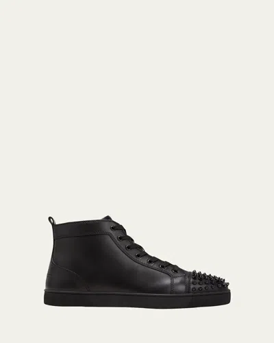 CHRISTIAN LOUBOUTIN MEN'S LOU SPIKES HIGH-TOP SNEAKERS