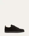 Christian Louboutin Men Louis Junior Spikes Borchie Punta Sneaker In Animal Print