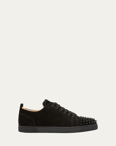 CHRISTIAN LOUBOUTIN MEN'S LOUIS JUNIOR LOW-TOP SNEAKERS