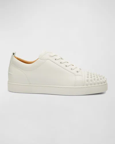 CHRISTIAN LOUBOUTIN MEN'S LOUIS JUNIOR SPIKED LOW-TOP SNEAKERS