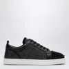 Christian Louboutin Louis Junior Spikes Sneakers In Black