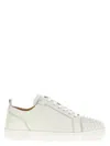 Christian Louboutin Louis Junior Spikes Cap-toe Full-grain Leather Sneakers In Multi