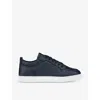 CHRISTIAN LOUBOUTIN MENS MARINE RANTULOW LEATHER LOW-TOP TRAINERS